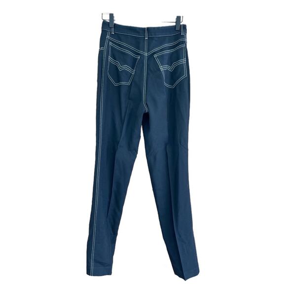 Vintage High Rise Contrast Whip Stitch Pants - Picture 4 of 6
